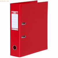 ELBA "Strong-Line" Lever Arch File PP exchangeable spine label Red A4 8 cm