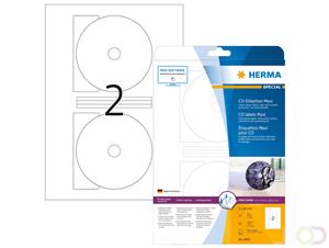 Herma CD Etiketten Maxi weiß Ø 116 mm Glossy 20 Stück CDs / DVDs