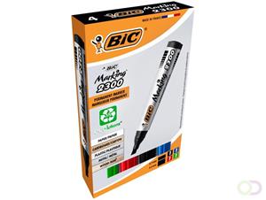 Bic Marking 2300 Beitelvormige punt Zwart, Blauw, Groen, Rood 4 stuksuk(s) permanente marker