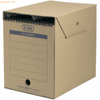 Elba Archivbox TRIC MAXI braun 23,6 x 33,3 x 30,8 cm DIN A4