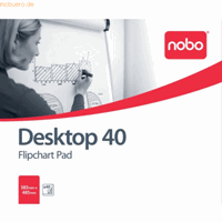 Nobo Flipchartblock B1 blanko weiß B1 40 Bl