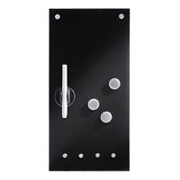 Zeller Glas-Magnettafel 20,0 x 40,0 cm schwarz 11612
