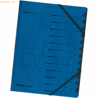 Herlitz Ordnungsmappe 12Tlg.Blau