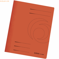 herlitz Schnellhefter 1103 A4 orange 240g Karton kaufmännische Heftung / Amtsheftung bis 240 Blatt