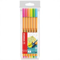 STABILO 6 point 88 Fineliner farbsortiert 88/6-1