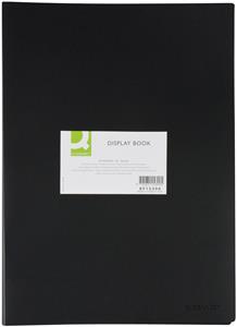 Q-Connect showalbum, A3, 20 tassen, zwart