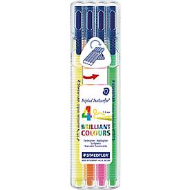 Staedtler 362 SB4 Groen, Oranje, Roze, Geel 4 stuksuk(s) markeerstift