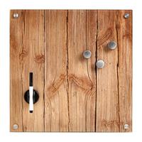 Zeller Glas-Magnettafel 40,0 cm x 40,0 cm Wood 11650