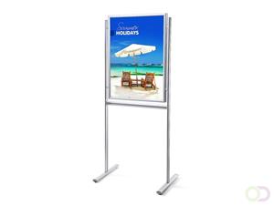 Infobord Design Standaard 25 mm Rechte Hoeken Dubbelzijdig 70 x 100 cm