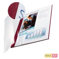 Leitz Buchbindemappen impressBind SoftCover A4 bordeaux 7mm 36-70 Blatt 10 Stück