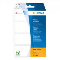 Herma 4300 Adressetiketten 88 x 35 mm weiß 250 Stück