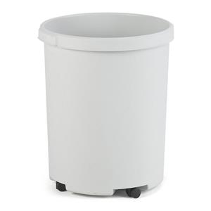 Afvalbak Rond 50 liter, Grijs