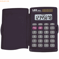 LEO Taschenrechner 094S Solar-/Batterie LCD-Display schwarz 1-zeilig 8-stellig