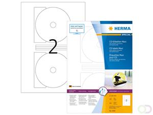 HERMA CD Etiketten Maxi 4460 Ø 116 mm weiß 200 Stück