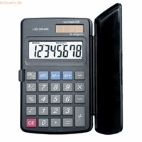 LEO Taschenrechner DK-029 Solar-/Batterie LCD-Display grau 1-zeilig 8-stellig