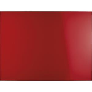 magnetoplan Glasboard 120 x 90 cm (B x H) ESG-Sicherheitsglas intensiv-rot