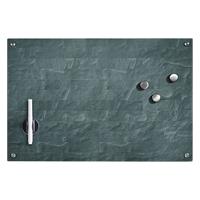 Zeller Glas-Magnettafel 60,0 cm x 40,0 cm Stone anthrazit 11664