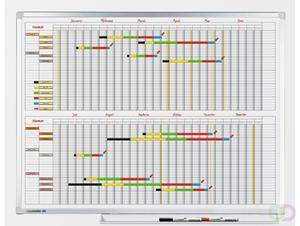 Legamaster PROFESSIONAL jaarplanner in halfjaarformaat 90 x 120 cm