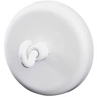 Dahle Magnet (Ø x H) 36mm x 29mm rund, mit Haken Weiß 95860