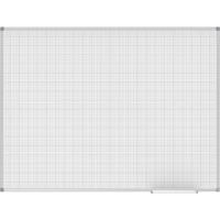 maul Whiteboard standard (b x h) 1500 mm x 1000 mm Grijs kunststofgecoat Incl. opbergbakje, Horizontaal- of verticaalformaat
