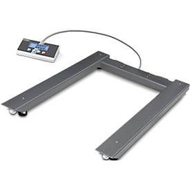 kern UIB 600K-1 Palletweegschaal Weegbereik (max.): 600 kg Resolutie: 200 g werkt op batterijen, werkt op het lichtnet (optioneel) Meerdere kleuren