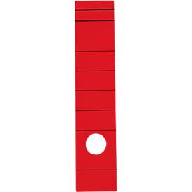 Rugetiket, rugbreedte 60 mm, zelfklevend, 10 stuks, rood