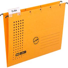 ELBA chic ULTIMATE hangmappen, voor formaten tot A4, open aan zijkant, geel