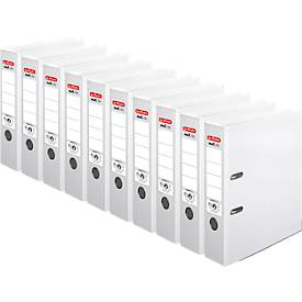 herlitz ordner maX.file protect plus, A4, rugbreedte 80 mm, 10 stuks, wit