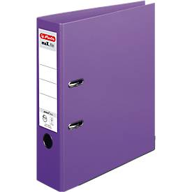 herlitz ordner maX.file protect plus, A4, rugbreedte 80 mm, 10 stuks, paars