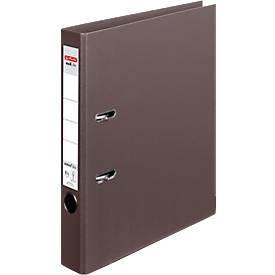 herlitz ordner maX.file protect plus, A4, rugbreedte 50 mm, 10 stuks, bruin