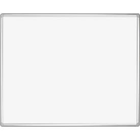 Franken Whiteboard PRO, geëmailleerd, wandmontage in staand en liggend formaat, frame van wit gelakt staal en aluminium, magnetisch, opbergbak, 1200 x 1800 mm