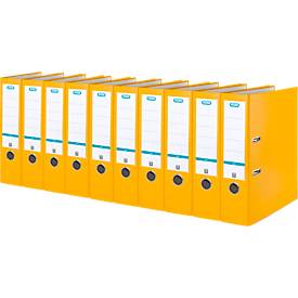 ELBA ordner Smart, A4, rugbreedte 80 mm, 10 stuks, geel