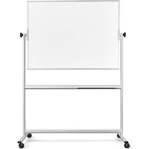 Magnetoplan Whiteboard CC Mobil (b x h) 1200 mm x 900 mm Wit geëmailleerd Aan beide zijden te gebruiken, Incl. opbergbakje