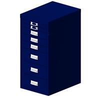 BISLEY MultiDrawer™ 29 serie, A4, 8 laden, oxfordblauw