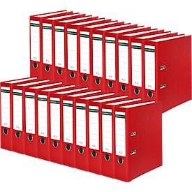 Schäfer Shop Select  ordner, A4, rugbreedte 80 mm, 20 stuks, rood