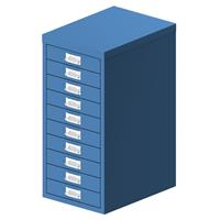 bisley Schubladenschrank Multidrawer L2910 - Blau