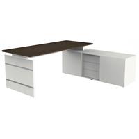 kerkmann Komplettarbeitsplatz Form 4 - Wenge