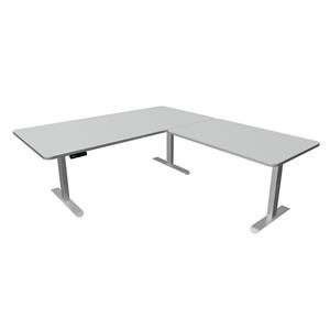 Kerkmann Zit sta hoekbureau Move-3 premium grijs 200x220cm