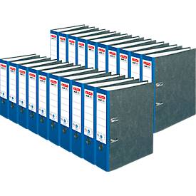 herlitz ordner maX.file nature, A4, rugbreedte 80 mm, 20 stuks, blauw