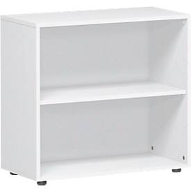 PALENQUE boekenkast, 2 OH, B 800 x D 400 x H 752 mm, wit