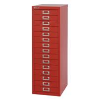 bisley Schubladenschrank Multidrawer L3915 - Kardinalrot