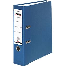 Falken PP color ordner, A4, rugbreedte 80 mm, 20 stuks, blauw
