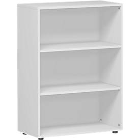 PALENQUE boekenkast, 3 OH, B 800 x D 400 x H 1104 mm, lichtgrijs