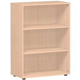 PALENQUE boekenkast, 3 OH, B 800 x D 400 x H 1104 mm, beukendecor