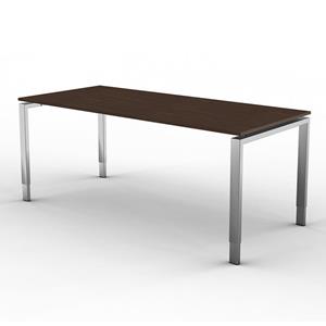 Kerkmann Eettafel Beta 180cm donker bruin hoogte verstelbaar