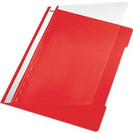 LEITZ snelhechter 4191, A4, pvc, 25 stuks, rood