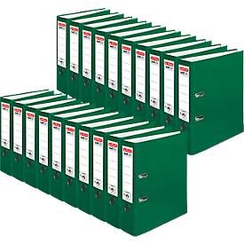 herlitz ordner maX.file protect, A4, rugbreedte 80 mm, 20 stuks, groen