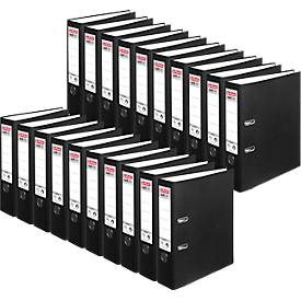 herlitz ordner maX.file protect, A4, rugbreedte 80 mm, 20 stuks, zwart