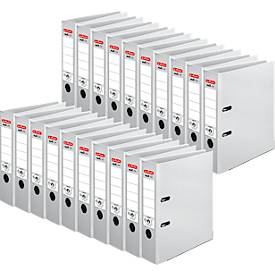 herlitz ordner maX.file protect, A4, rugbreedte 80 mm, 20 stuks, wit