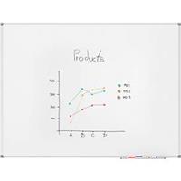 Whiteboard MAULstandard, 900 x 1200 mm, met kunststof gecoat oppervlak